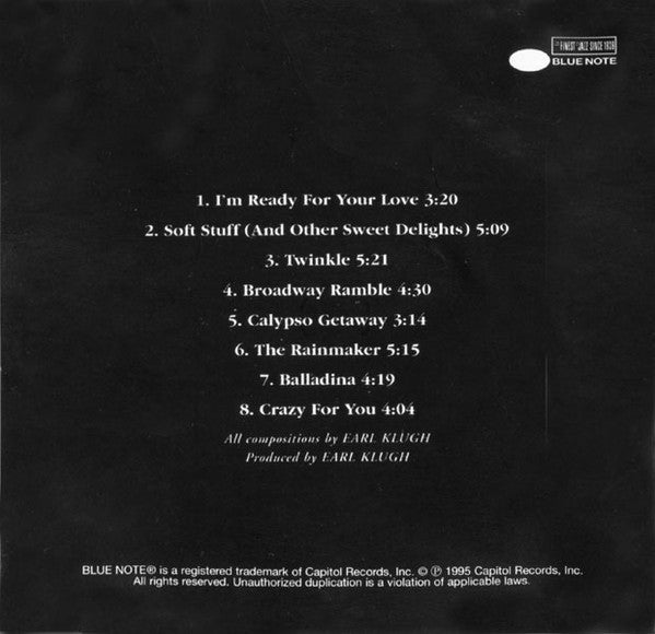 Earl Klugh : Crazy For You (CD, Album, RE, RM)