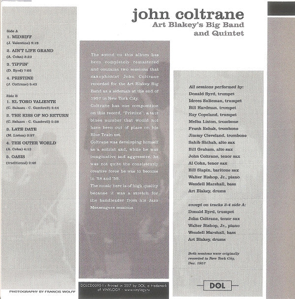 John Coltrane : Timeless Classic Albums (CD, Album, RE + CD, Album, RE + CD, Album, RE + CD)