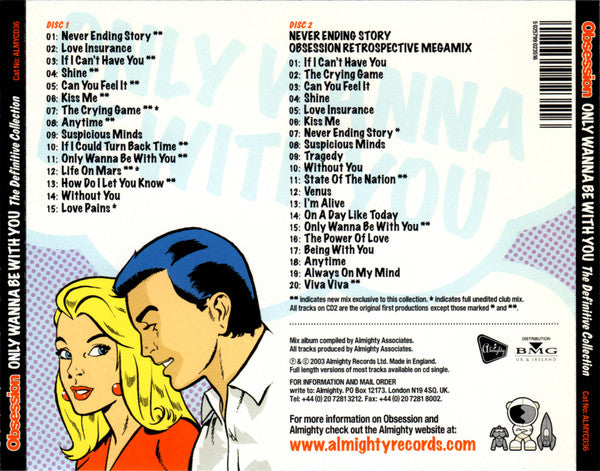 Obsession : Only Wanna Be With You - The Definitive Collection (CD, Album + CD, Album, Mixed)