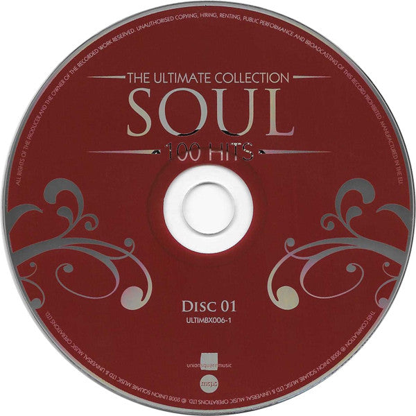Various : The Ultimate Collection Soul 100 Hits (5xCD, Comp)