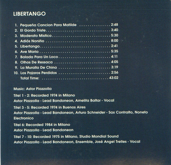 Astor Piazzolla : Astor Piazzolla (10xCD, Comp, RE + Box)