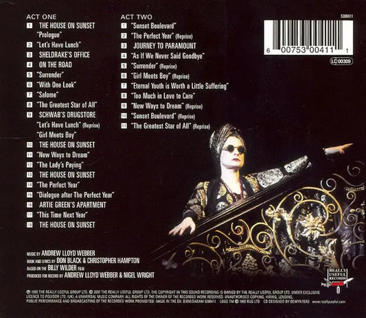 Various, Andrew Lloyd Webber, Don Black, Christopher Hampton : Sunset Boulevard (World Premiere Recording) (2xCD, Album, RE, RM)