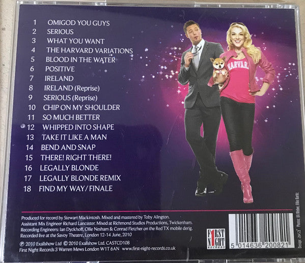 Laurence O'Keefe (2), Nell Benjamin : Legally Blonde The Musical (Original London Cast Recording) (CD, Album)