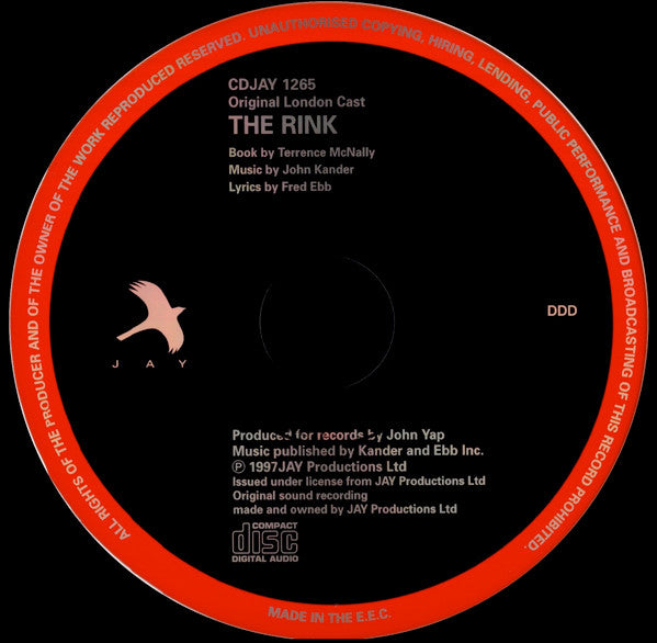 Diane Langton, Josephine Blake : The Rink: The Musical (Original London Cast) (CD, Album)