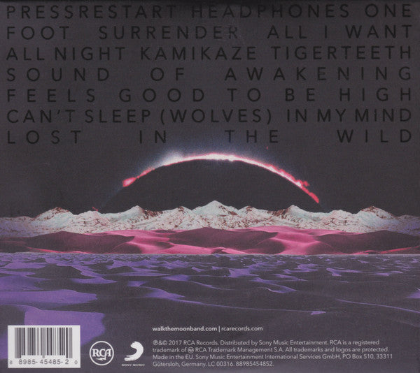 Walk The Moon (2) : What If Nothing (CD, Album)
