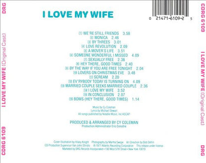 Cy Coleman, Michael Stewart (7) : I Love My Wife: A Musical (Original Broadway Cast) (CD, Album)