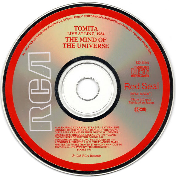 Tomita : Live At Linz, 1984 - The Mind Of The Universe (CD)
