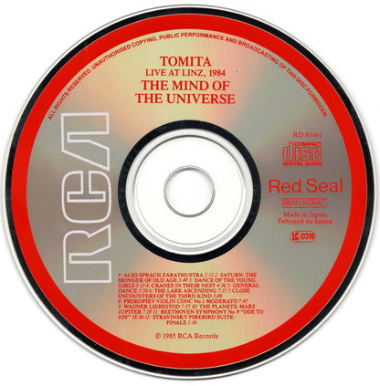 Tomita : Live At Linz, 1984 - The Mind Of The Universe (CD)