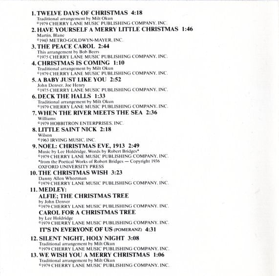 John Denver & The Muppets : A Christmas Together (CD, Album)