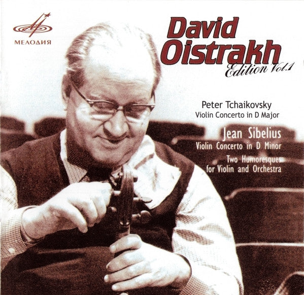 Pyotr Ilyich Tchaikovsky, Jean Sibelius, David Oistrach : David Oistrakh Edition Vol. 1 (CD, Comp, Mono, RE, RM)