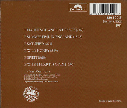 Van Morrison : Common One (CD, Album, RE)
