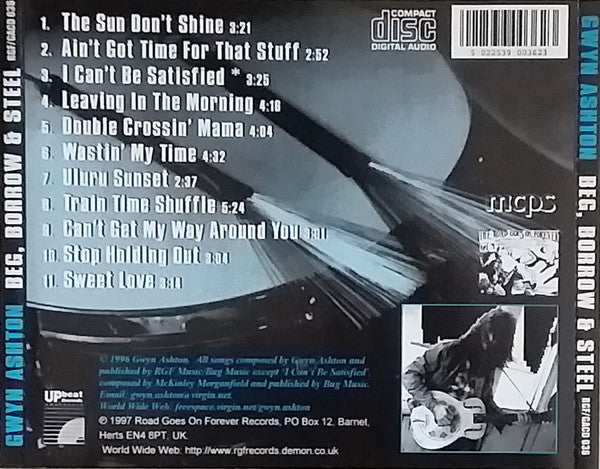 Gwyn Ashton : Beg, Borrow & Steel (CD, Album)