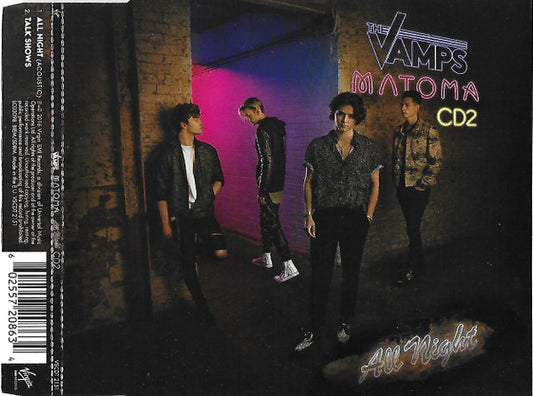The Vamps (5) & Matoma : All Night (CD, Single, CD2)