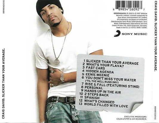 Craig David : Slicker Than Your Average (CD, Album, RE)