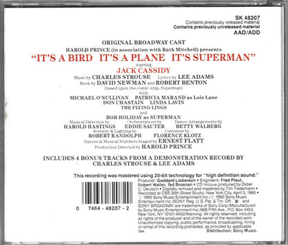 Various, Charles Strouse, Lee Adams (2) : It's A Bird... It's A Plane... It's Superman (Original Broadway Cast) (CD, Album, RE)