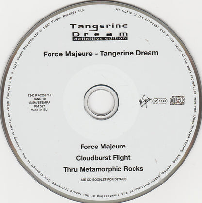 Tangerine Dream : Force Majeure (CD, Album, RE, RM)