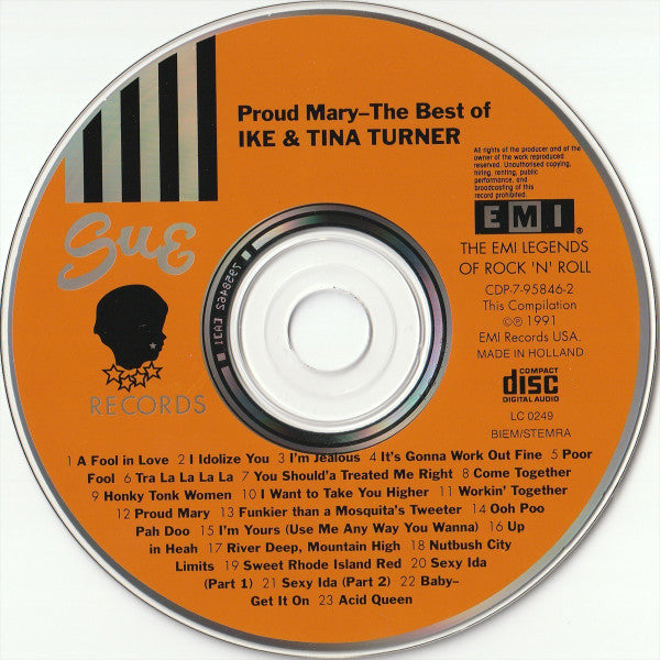 Ike & Tina Turner : Proud Mary-The Best Of Ike And Tina Turner (CD, Comp)