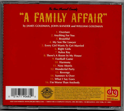 Shelley Berman, Eileen Heckart : A Family Affair (Original Cast Album) (CD, Album, RE, RM)