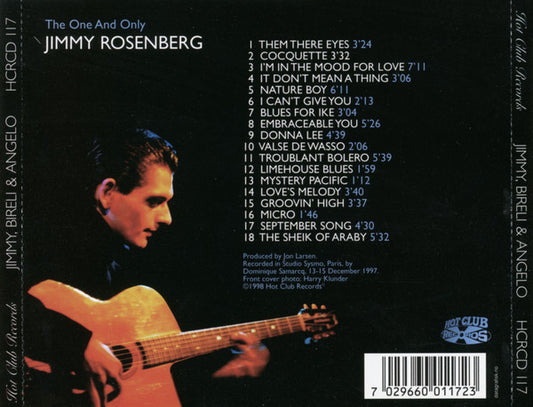 Jimmy Rosenberg : Jimmy, Bireli & Angelo (CD, Album)
