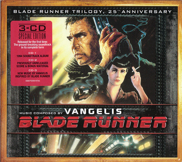 Vangelis : Blade Runner Trilogy, 25th Anniversary (CD, Album, RE + CD + CD, Album + S/Edition, Dig)