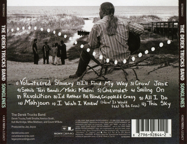 The Derek Trucks Band : Songlines (CD, Album)