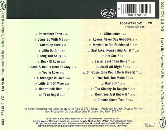 Sha Na Na : Fantastic Collection - Rock And Roll Is Here To Stay ● Hot Sox (CD, Comp)