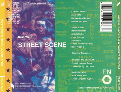 Kurt Weill - The English National Opera Orchestra And The English National Opera Chorus, Carl Davis (5) : Street Scene (2xCD, Album)