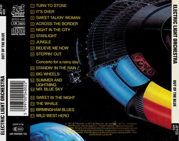 Electric Light Orchestra : Out Of The Blue (CD, Album, RE, RP)