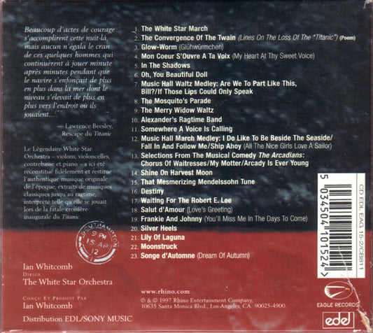 The White Star Orchestra : Titanic: La Musique Qui Se Jouait Lors Du Voyage Fatal (CD, Album, Dig)