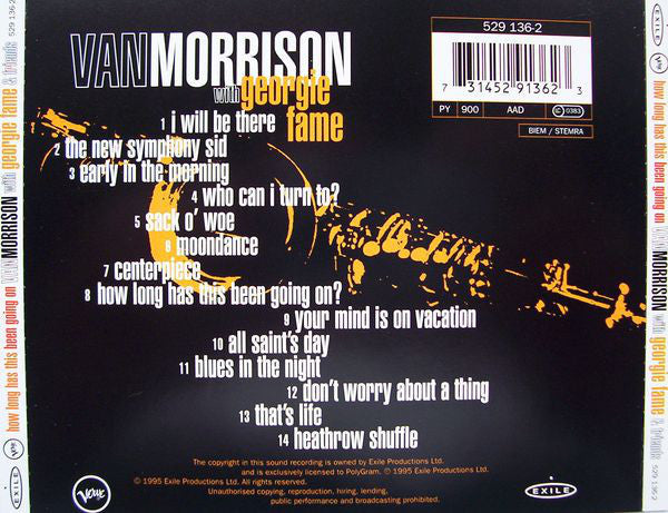 Van Morrison With Georgie Fame & Various : How Long Has This Been Going On (CD, Album)