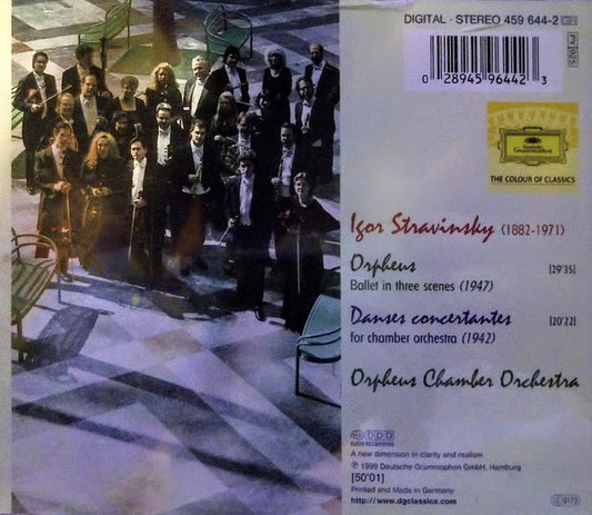 Igor Stravinsky, Orpheus Chamber Orchestra : Stravinsky Orpheus Danses Concertantes (CD)