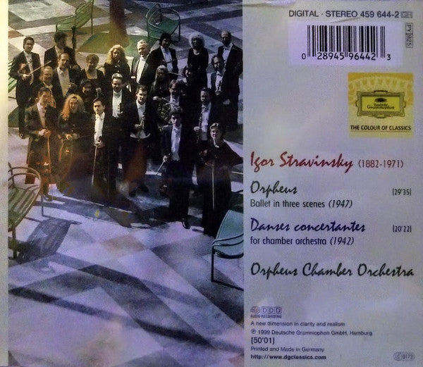 Igor Stravinsky, Orpheus Chamber Orchestra : Stravinsky Orpheus Danses Concertantes (CD)