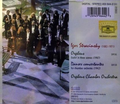 Igor Stravinsky, Orpheus Chamber Orchestra : Stravinsky Orpheus Danses Concertantes (CD)