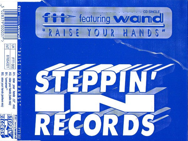 Ftt Featuring Wand : Raise Your Hands (CD, Single)