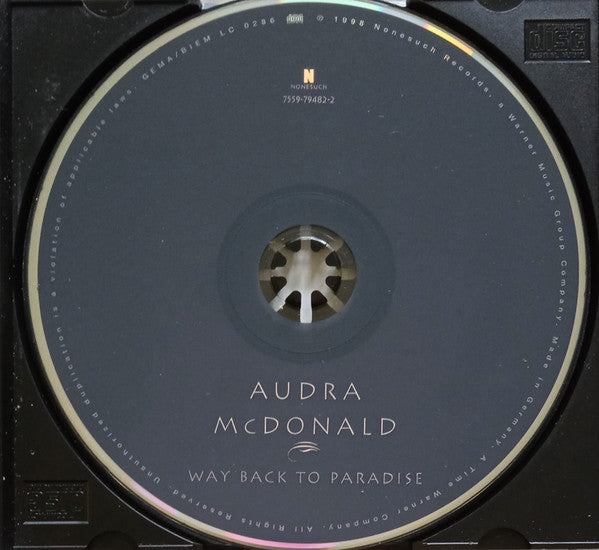 Audra McDonald : Way Back To Paradise  (CD, Album)