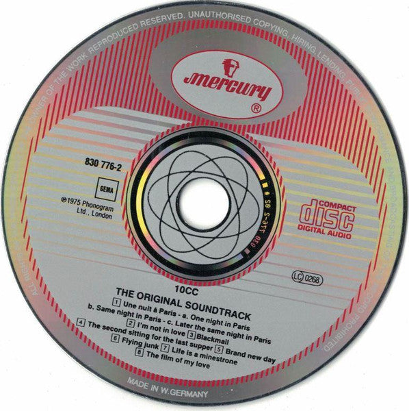 10cc : The Original Soundtrack (CD, Album, RE, PDO)