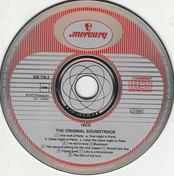 10cc : The Original Soundtrack (CD, Album, RE, PDO)
