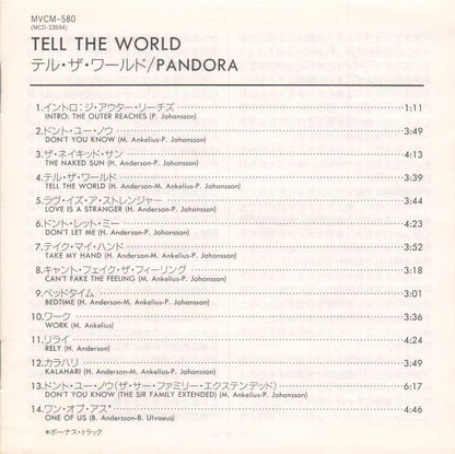 Pandora : Tell The World (CD, Album)