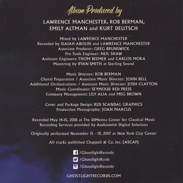 Kelli O'Hara, Patrick Wilson (2), Lerner & Loewe : Brigadoon (New York City Center 2017 Cast Recording) (CD, Album)