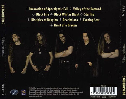 Dragonforce : Valley Of The Damned (CD, Album)