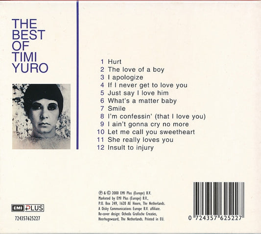 Timi Yuro : The Best Of Timi Yuro (CD, Comp, RE)