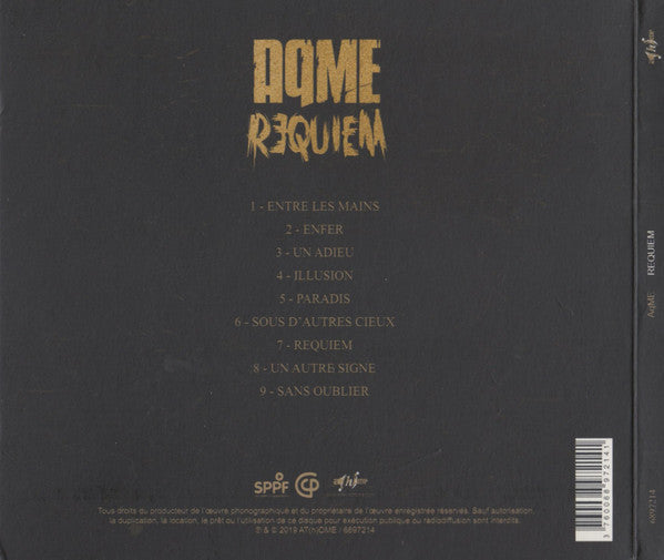 AqME : Requiem (CD, Album, Dig)