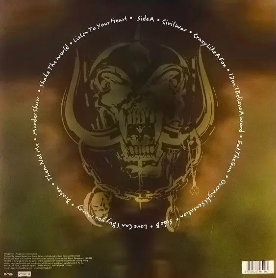 Motörhead : Overnight Sensation (LP, Album, RE)