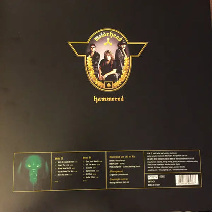 Motörhead : Hammered (LP, Album, RE)