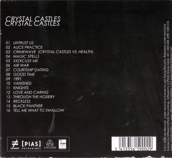 Crystal Castles : Crystal Castles (CD, Album, Dig)