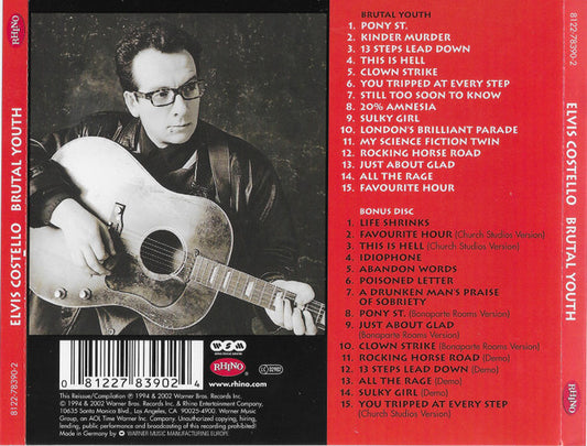 Elvis Costello : Brutal Youth (CD, Album, RE, RM + CD, Comp, RM)