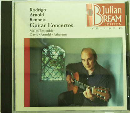 Julian Bream, Joaquín Rodrigo, Malcolm Arnold, Richard Rodney Bennett, Melos Ensemble Of London, Sir Colin Davis, David Atherton (2) : Guitar Concertos (CD, Album, Comp, RE)