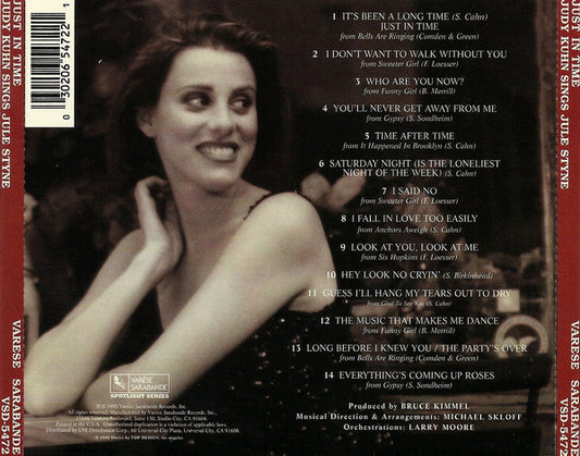 Judy Kuhn : Just In Time: Judy Kuhn Sings Jule Styne (CD, Album)