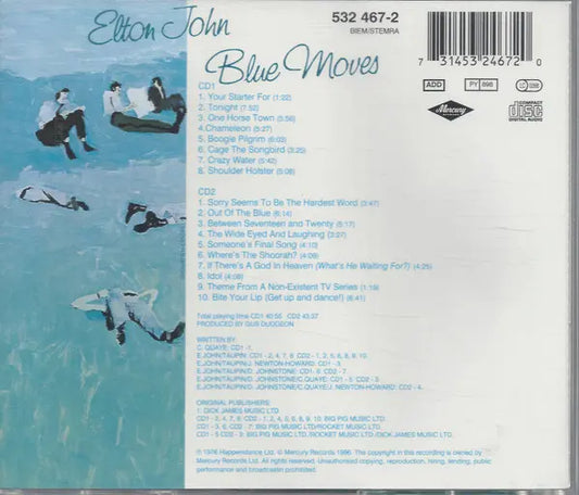 Elton John : Blue Moves (2xCD, Album, RE, RM)