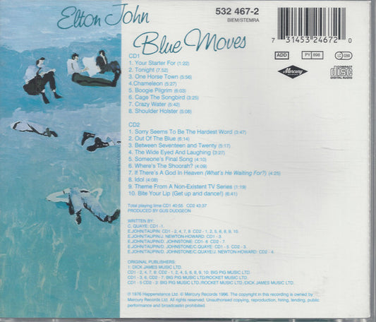 Elton John : Blue Moves (2xCD, Album, RE, RM)